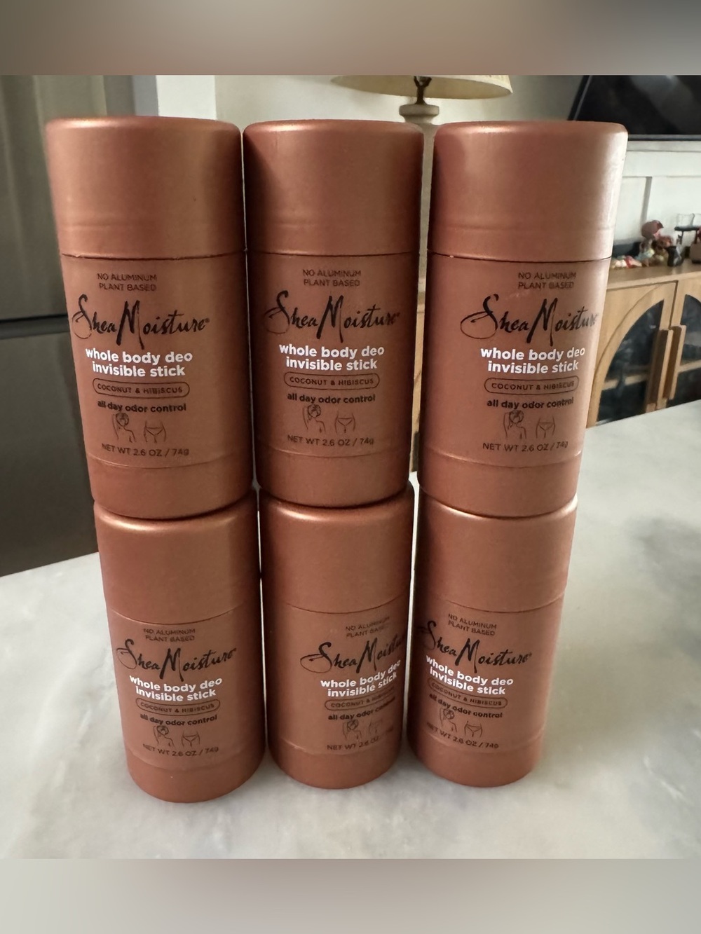 SheaMoisture Coconut & Hibiscus Whole Body Deo Invisible Stick Large Bundle